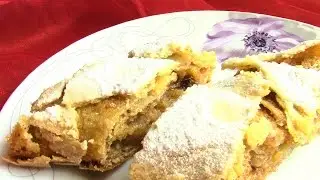 ЯБЛОЧНЫЙ ШТРУДЕЛЬ . ОЧЕНЬ ПРОСТОЙ И ВКУСНЫЙ РЕЦЕПТ !
