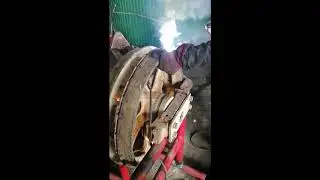Как восстановить дорожку на напровляющем колесе на ЧТЗ
