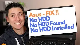How To Fix Asus No Hard Drive Error Fix / No HDD Installed / No HDD Found