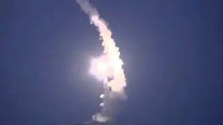 Видео обстрела Каспийской флотилией объектов ИГИЛ (07.10.2015)
