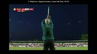 Jayden Meghoma |  England U17 vs France U17 2023-05-27 Match Highlight | Every Touch