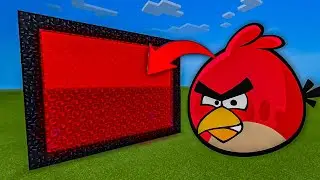 How to Make a PORTAL to ANGRY BIRDS in Minecraft