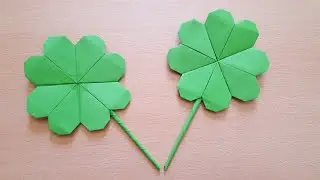 lucky leaves | How to make an origami paper lucky leaves | paper craft | DIY