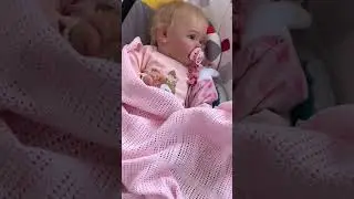 Реборн Алиса заснула в качели/Reborn Alice fell asleep in the swing/Mamaroo 4moms