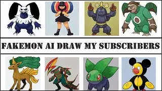 Fakemon AI Draw My Subscribers !