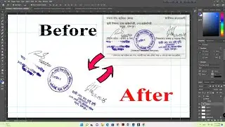 Photoshop Tutorial || Seal Editing Tutorial 2022  || How to Transfer Seal of Any Document