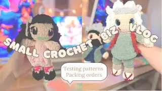 2 weeks of crochet & packing orders 🥳 Pattern testing&writing 🥹 All the things  VLOG