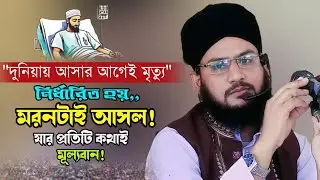 দুনিয়ায় আসার আগেই মৃত্যু নির্ধারিত হয় | Mufti Shahadat hossain tanzim waz | New waz mahfil bangla |
