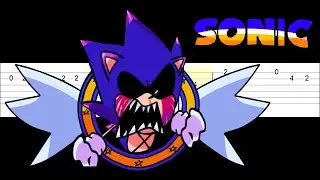 Friday Night Funkin' VS Sonic.EXE 3.0 - Final Escape (Easy Guitar Tabs Tutorial)