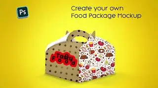 Design food package mockup