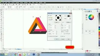 abstract logo making in coreldraw