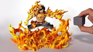 Sculpting Released Portgas.D.Ace ONE PIECE CLAY FIGURE