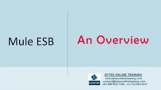 Introduction on Mule ESB - Bytes Online Training