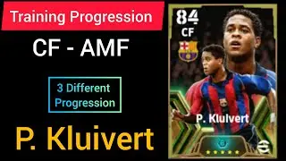 Epic P. Kluivert Efootball 2024 Spanish League Attackers Max Training Progression