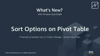 Sort Options on Pivot Table