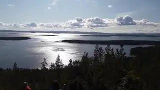 Кандалакшский залив Белого моря. Круговая панорама.