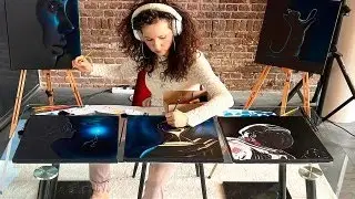 LIVESTREAM - ForeLast time live from the museum creating 10 artworks with hands and feet