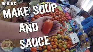 How We Make Tomato Soup And Sauce With The 10th Picking Of Tomatoes