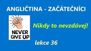 36. lekce - ANGLIČTINA PRO ZAČÁTEČNÍKY - jeden zápor ve větě