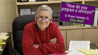 How do you prepare a sermon?
