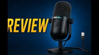Review - Gaming Microphone with Noise Cancellation & Mute Button, USB Condenser Mic for S