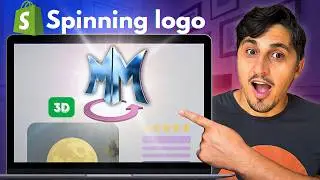 How to Make a 3D Spinning Logo for Your Shopify Store (Step-by-Step with Blender)