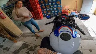 REAÇÃO DA MINHA MÃE VENDO S1000RR zero km