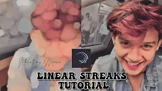 AE inspired lens blur on alight motion / Linear streaks tutorial on alight motion /Alight motion