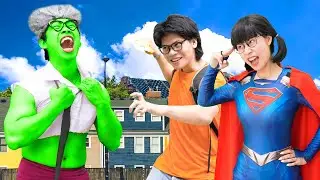 He Become Hulk Vs Super Girl Tani, Nick Hulk - GreenMan TV