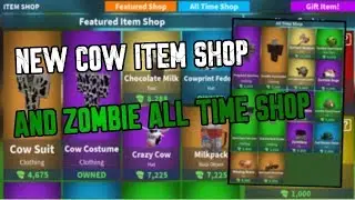 *NEW COW AND ZOMBIE UPDATE* In Island Royale! *New Code!* *New Item Shop!*
