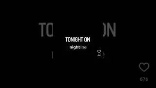 Taylor Swift will appear at 12:36 Am on Nightline #taylorswift