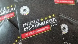 REWE DFB Sammelkarten 2016 Booster Unboxing