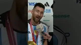 LIONEL MESSI - CAMPEÓN DEL MUNDO CON ARGENTINA DÁ SUS PALABRAS❤🌟🌟🌟⚽️🔥