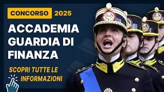 Concorso Ufficiali Accademia Guardia di Finanza 2025