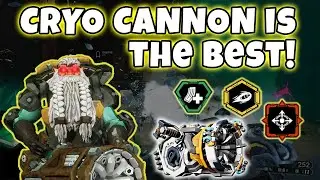The Cryo Cannon is the Driller's STRONGEST Weapon! | Deep Rock Galactic