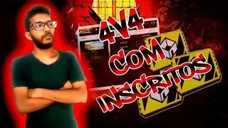 VEM PRA LIVE 🔥 4X4 AO VIVO 💥 SALAS PERSONALIZADAS 💥 RUMO AO MESTRE  | FREE FIRE EMULADOR