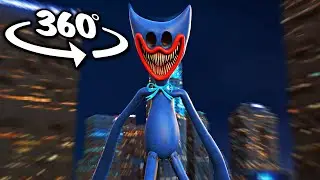360º Giant Huggy DESTROYS the City - Poppy Playtime 3