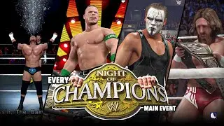 Every WWE Night Of Champions Main Event (2008-2015)