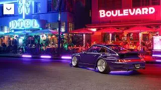 Porsche RWB Shuts Down South Beach on 3-Piece Vossen Wheels