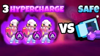 x3 Hypercharge vs Heist Safe | Brawl stars