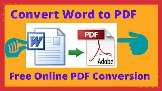 Convert M S Word to PDF file | How to convert word to pdf free | Free of Cost | VSJ Tech Telugu