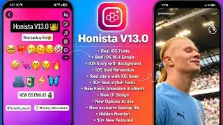 Honista v13.0 iOS Emojis & Fonts on Android | iPhone Emoji Method 2026 😍