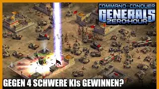 Win against 4 difficult AIs? 😏 | Command & Conquer Generals - Zero Hour Let's Play #10