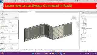 Learn how to use Sweep command in Revit