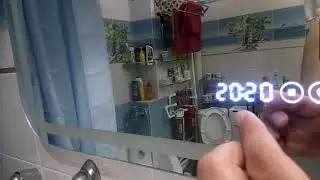 Как настроить время на зеркале с подогревом и подсветкой