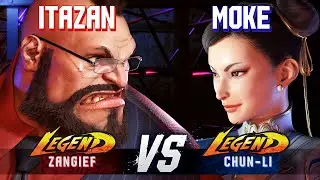 SF6 ▰ ITAZAN (Zangief) vs MOKE (Chun-Li) ▰ High Level Gameplay
