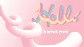 Draw with me | How to use blend tool | Adobe Illustrator | For Beginners 101