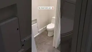 No more Bathroom Trash can… 🚫