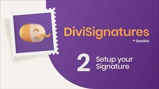 DiviSignatures: 2. Setup your Signature