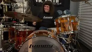Ludwig Amber Vistalite Zep Set (26”, 18”, 16”, 14”)